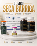 COMBO SECA BARRIGA - 1 AMPOLA DE TG DE 10mg + RETATRUTIDE 40mg ZEPTRA (INCLUIDO AGUA BAC) + HGH FRAG 25mg ZPHC + REISHI 60 caps ZEPTRA  + SUN MUSHROOM 60caps ZEPTRA