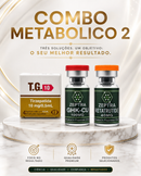 COMBO METABOLICO 2 - 1 TG DE 10mg 4 ampolas + GHK-CU 100mg ZEPTRA + RETATRUTIDE 40mg ZEPTRA + AGUA BAC