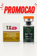 TG 15mg (4 ampolas) + GHKCU  ZEPTRA 100MG(AGUA BAC INCLUSO)
