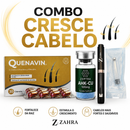 COMBO CRESCE CABELO - QUENAVIN + AHK-CU 100mg (ÁGUA BAC INCLUSO) + CANETA APLICADORA ZAHRA COMPLETA